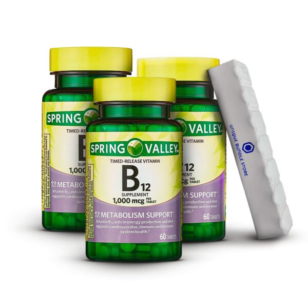 Vitamina B12 Spring Valley 1000 mcg tabletas liberación prolongada