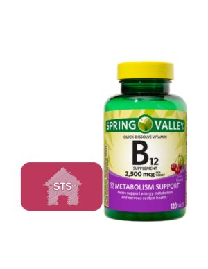 Version 1.0.0 Vitamina B12 Spring Valley tabletas sabor cereza 120 unidades
