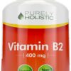 Vitamina B2 Purely Holistic 400mg cápsulas veganas