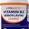 Vitamina B2 Vitamatic 200 cápsulas 250 mg