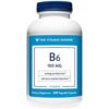 Frasco de vitamina B6 100mg 300 cápsulas The Vitamin Shoppe