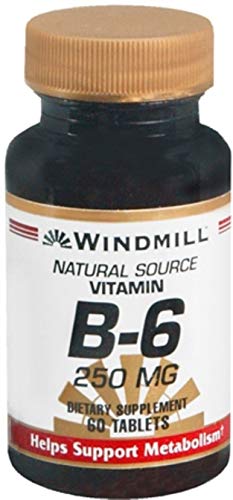Windmill vitamina b-6 250 mg tabletas paquete de 4 imagen