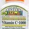 Tabletas de Vitamina C 1000mg liberación prolongada