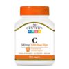 Vitamina C 500 mg con escaramujo 21st Century tabletas paquete frontal