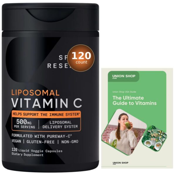 Frente del envase Vitamina C liposomal 500 mg