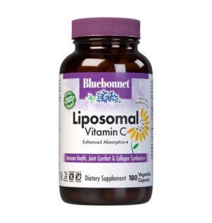 Vitamina c liposomal bluebonnet 1000mg 180 cápsulas vegetales