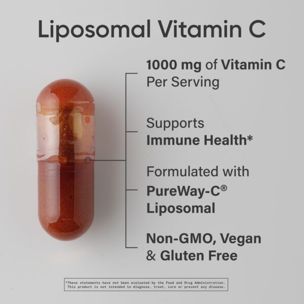 Cápsulas liposomales vitamina C 1000 mg