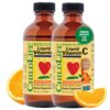 Vitamina C líquida ChildLife Essentials para niños botella frontal