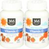 Vitamina C masticable para niños - etiqueta