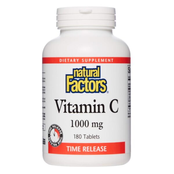 Vitamina C Natural Factors 1000mg 90 tabletas antioxidante