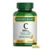 Botella de tabletas de vitamina C Nature's Bounty 500 mg