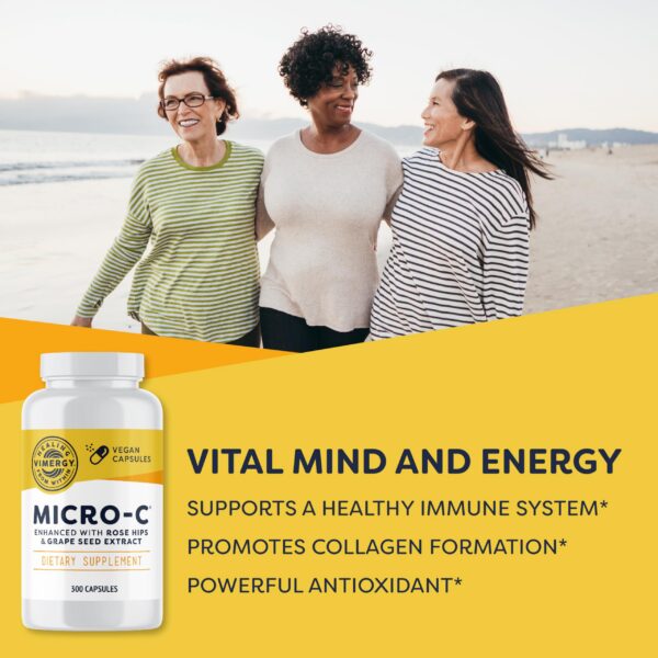 Vitamina c potente y suave para estómago vimergy micro-c