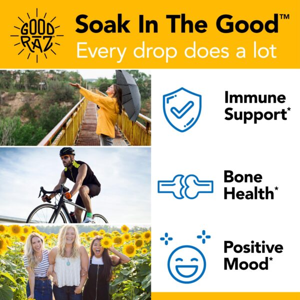 Paquete gotas Good Raz D3 líquido 3 botellas