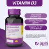 Vitamina D3 10,000 UI suplemento Prati Donaduzzi pack familiar