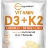 Version 1.0.0 Vitamina D3 2000 iu y K2 cápsulas blandas Micro Ingredients