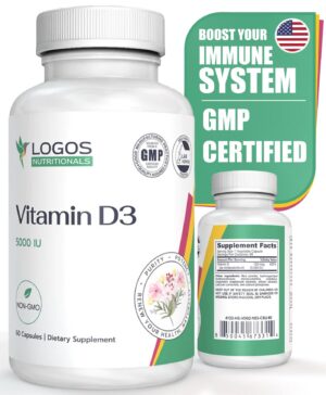 Version 1.0.0 vitamina d3 5000 iu logos nutritionals suplemento salud huesos