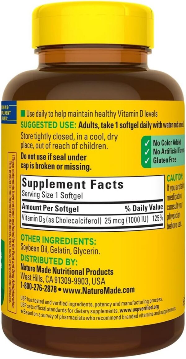 Version 1.0.0 Cápsulas suaves de Vitamina D3 detalle