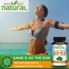 Version 1.0.0 Vitamina d3 k2 con espirulina para salud ósea e inmunidad