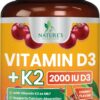 Version 1.0.0 Frente de envase Vitamina D3 K2 Nature's Nutrition