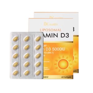 Vitamina D3 liposomal con K2 y magnesio en blister