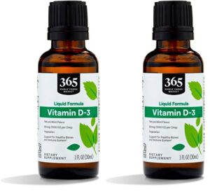 Vitamina D-3 líquida menta de Whole Foods Market