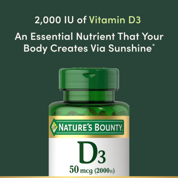 Softgels de Vitamina D3 – primer plano