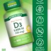 Vitamina D3 Nature's Truth sin gluten y sin OGM