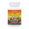 Vitaminad D3 para niños sabor cereza negra Natures Plus Animal Parade