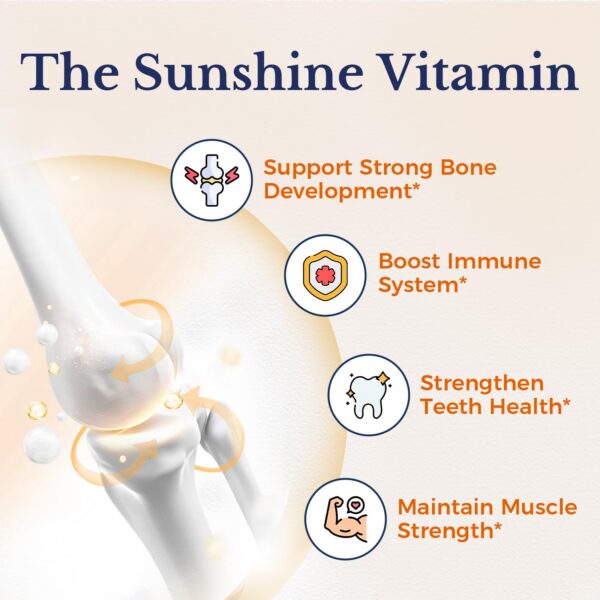 Vitamina D3 para soporte de huesos y músculos Vitalitown