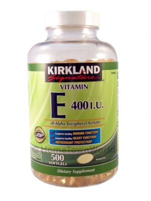 Vitamina E 400 UI frasco frontal