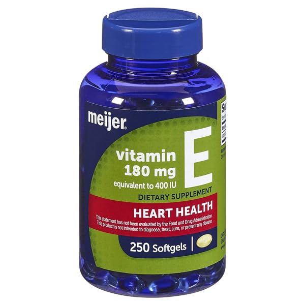 Etiqueta de vitamina E Meijer 400 UI