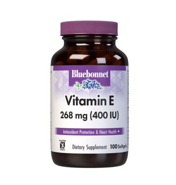 Vitamina E 400 UI Bluebonnet 100 cápsulas blandas