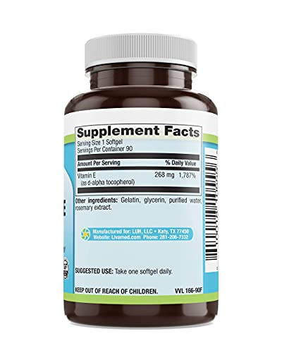 vitamina e girasol livamed 400 ui capsulas blandas soporte antioxidante