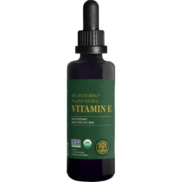 Gotas de vitamina E líquida orgánica Global Healing