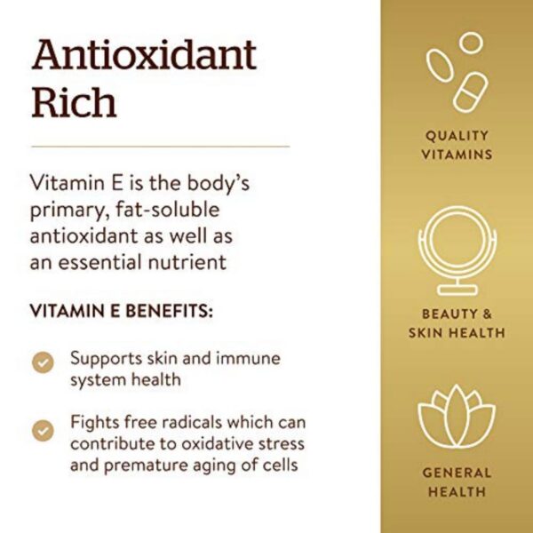 Version 1.0.0 Vitamina e mezcla de tocoferoles solgar en cápsulas blandas