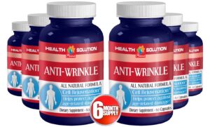 Frascos de Vitamina E orgánica antiarrugas Health Solution Prime