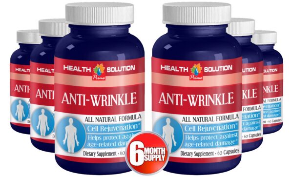 Version 1.0.0 Frascos de Vitamina E orgánica antiarrugas Health Solution Prime