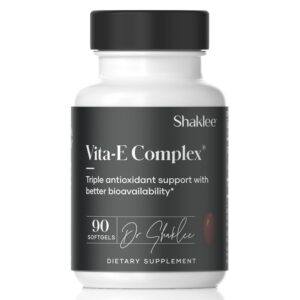 Vitamina E Shaklee 400 UI cápsulas blandas salud antioxidante