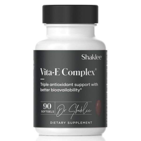 Vitamina E Shaklee 400 UI cápsulas blandas salud antioxidante
