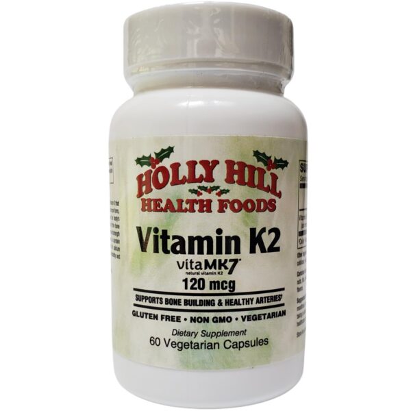 Vitamina K2 Holly Hill cápsulas vegetarianas 60 unidades