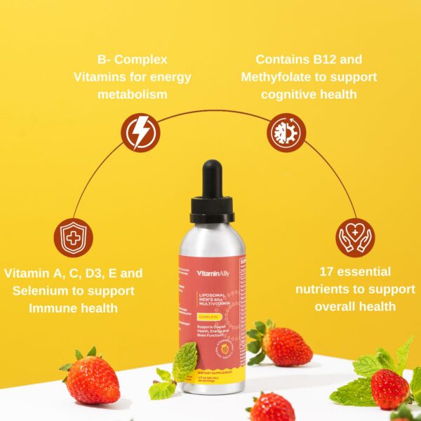 Vitaminally multivitamínico gotas liquid drops botella lado