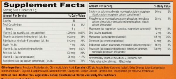 Vitaminas ALACE EMERGEN-C vitamina C naranja