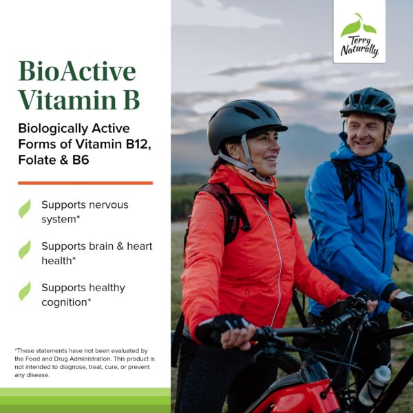 Vitaminas B con folato y calcio para soporte nervioso y corazón