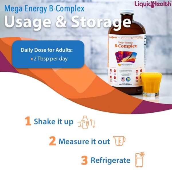 LIQUIDHEALTH complejo B suplemento gotas botella