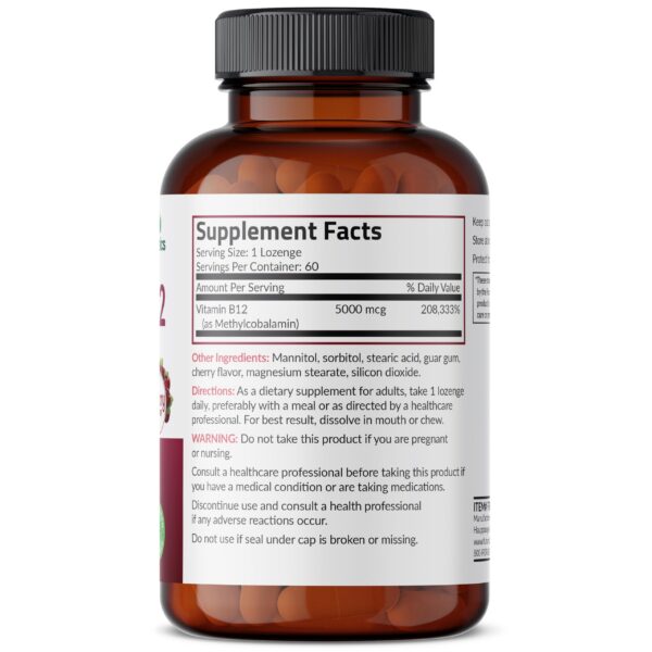 Vitaminas B12 de rápida disolución Futurebiotics.