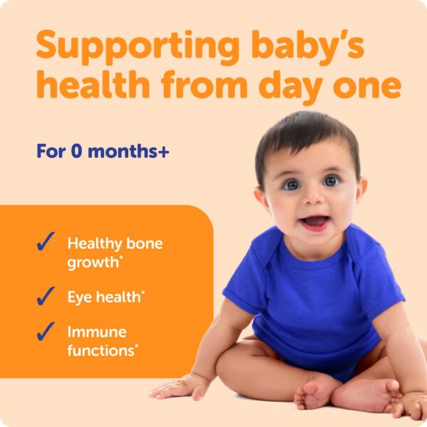 Vitaminas bebé d-drops sin conservadores ni alérgenos