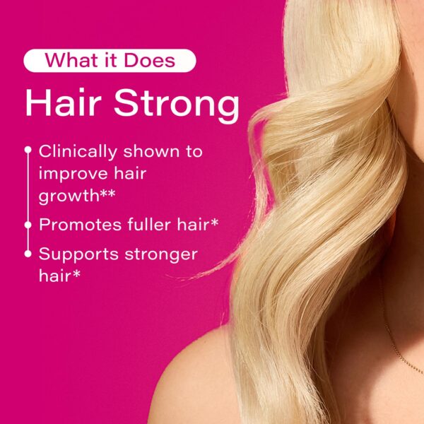 Vitaminas para cabello uñas y piel HUM Hair Strong 30 cápsulas