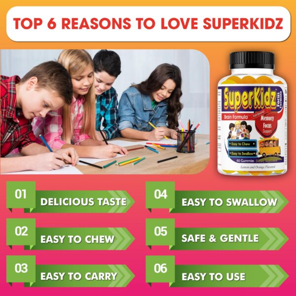 Vitaminas cerebrales en gominolas para salud cognitiva