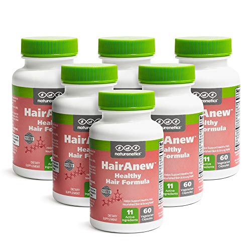 Vitaminas para crecimiento capilar HairAnew caja frontal