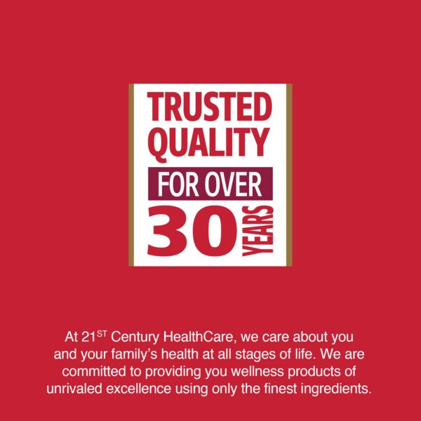 Vitaminas D3 21st Century en mano para dosis diaria